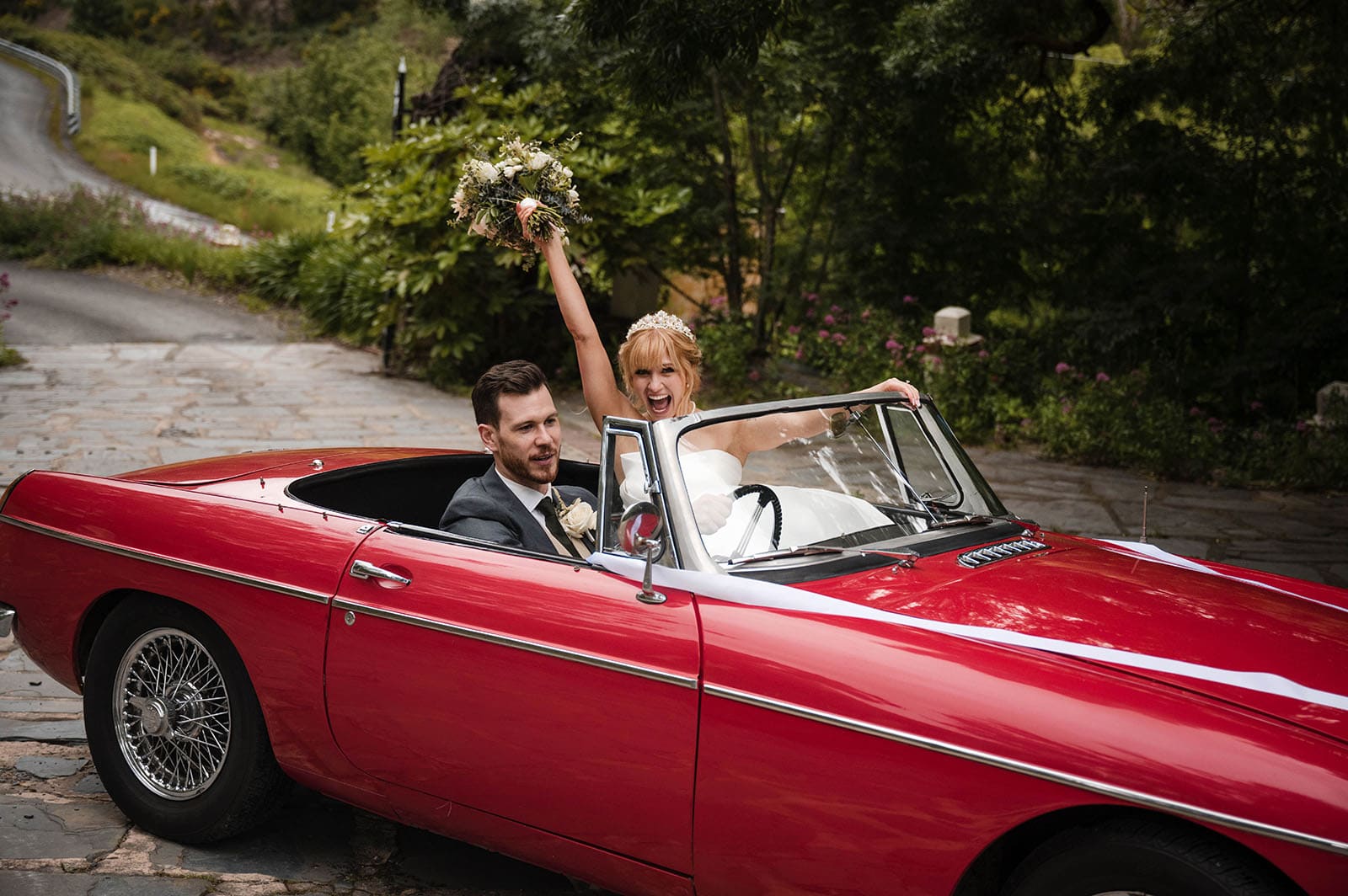 the manor basket range wedding - cassie & danny 67 Fun loving bride