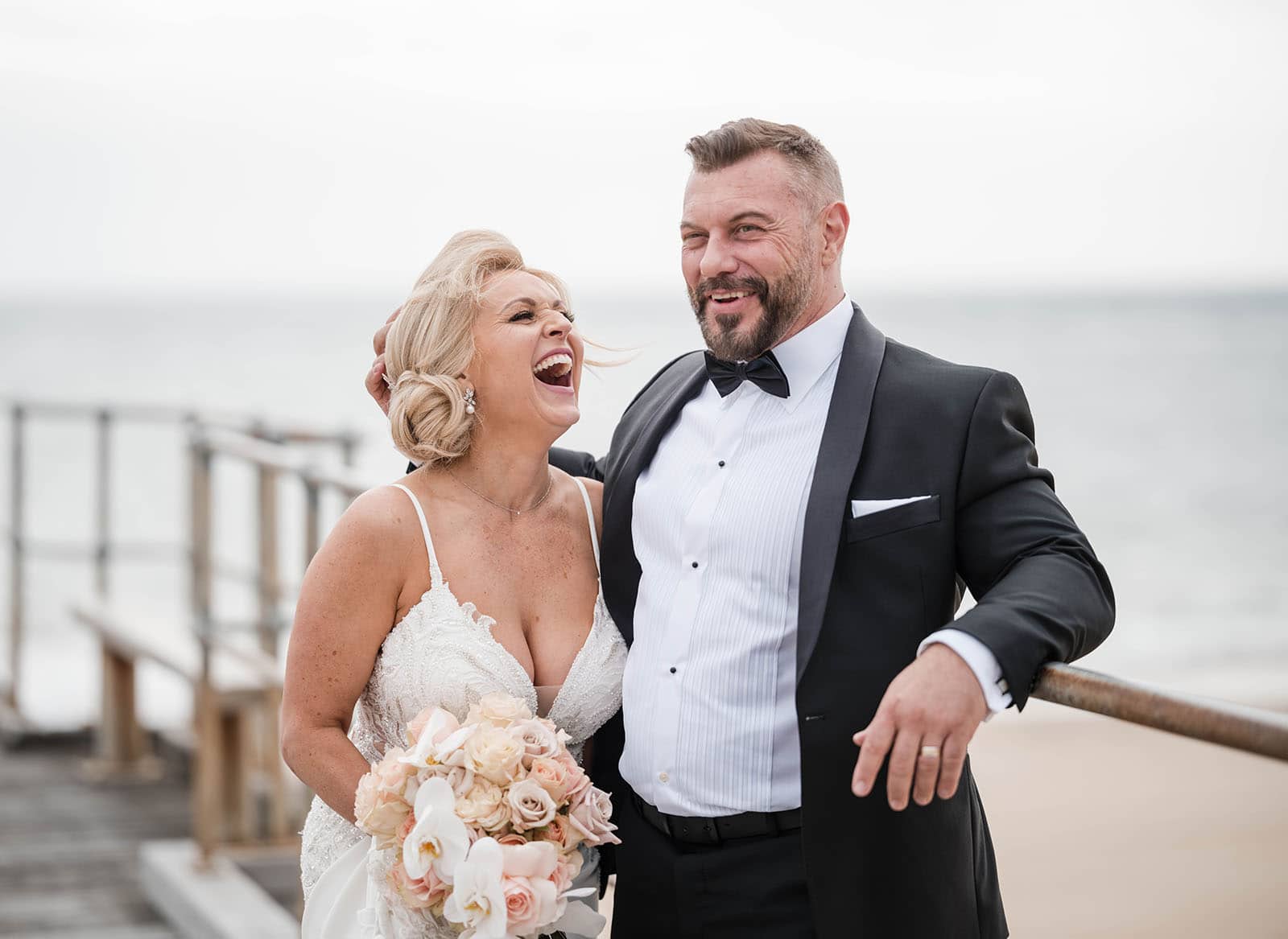 darwin wedding photography - wedding photographers & video 15 Laughing bride with groom