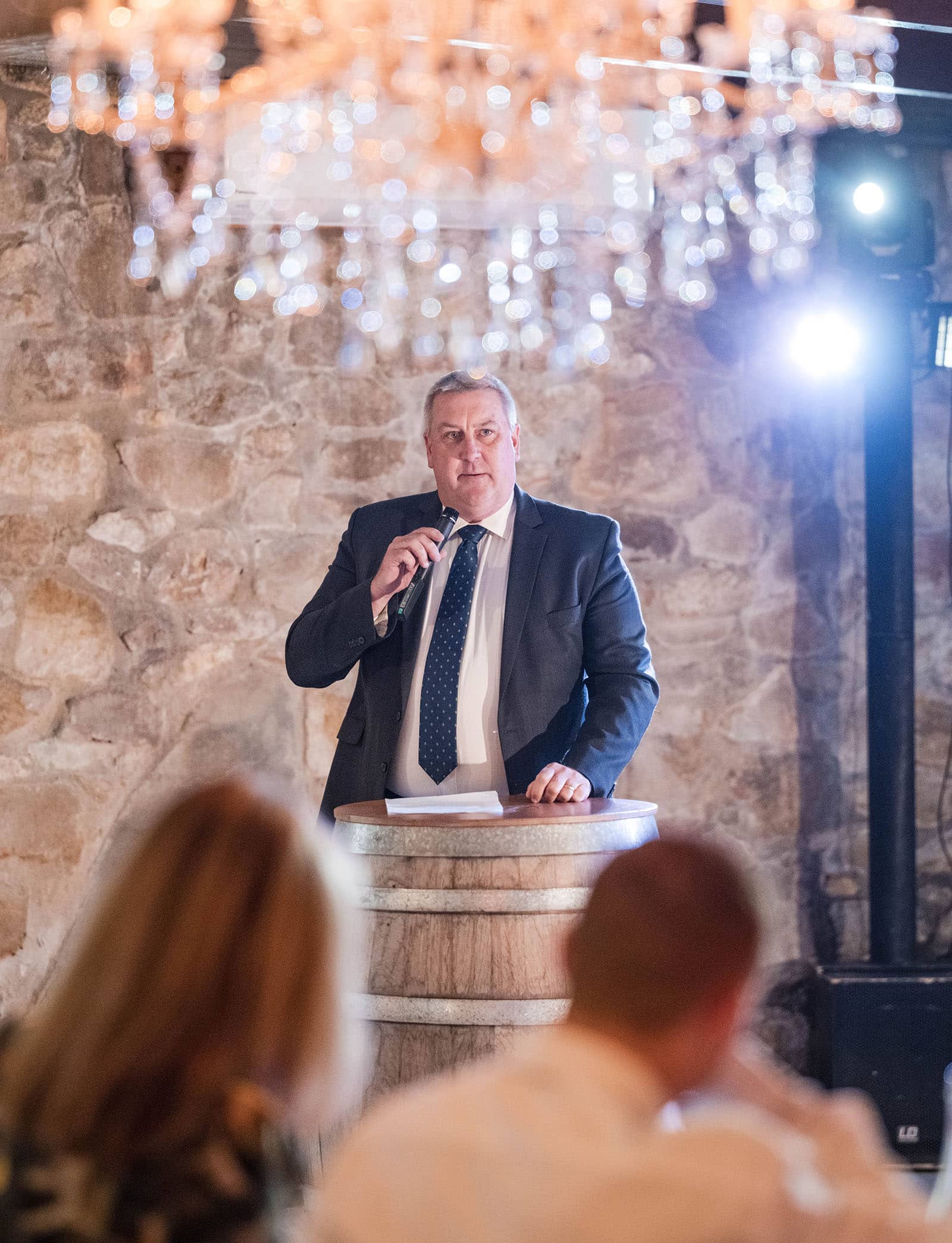 the manor basket range wedding - cassie & danny 79 MC Speech