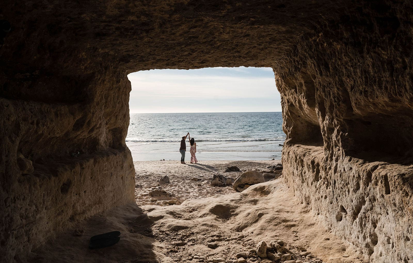 pt willunga beach 8 Couple dancing from Pt Willunga Cave