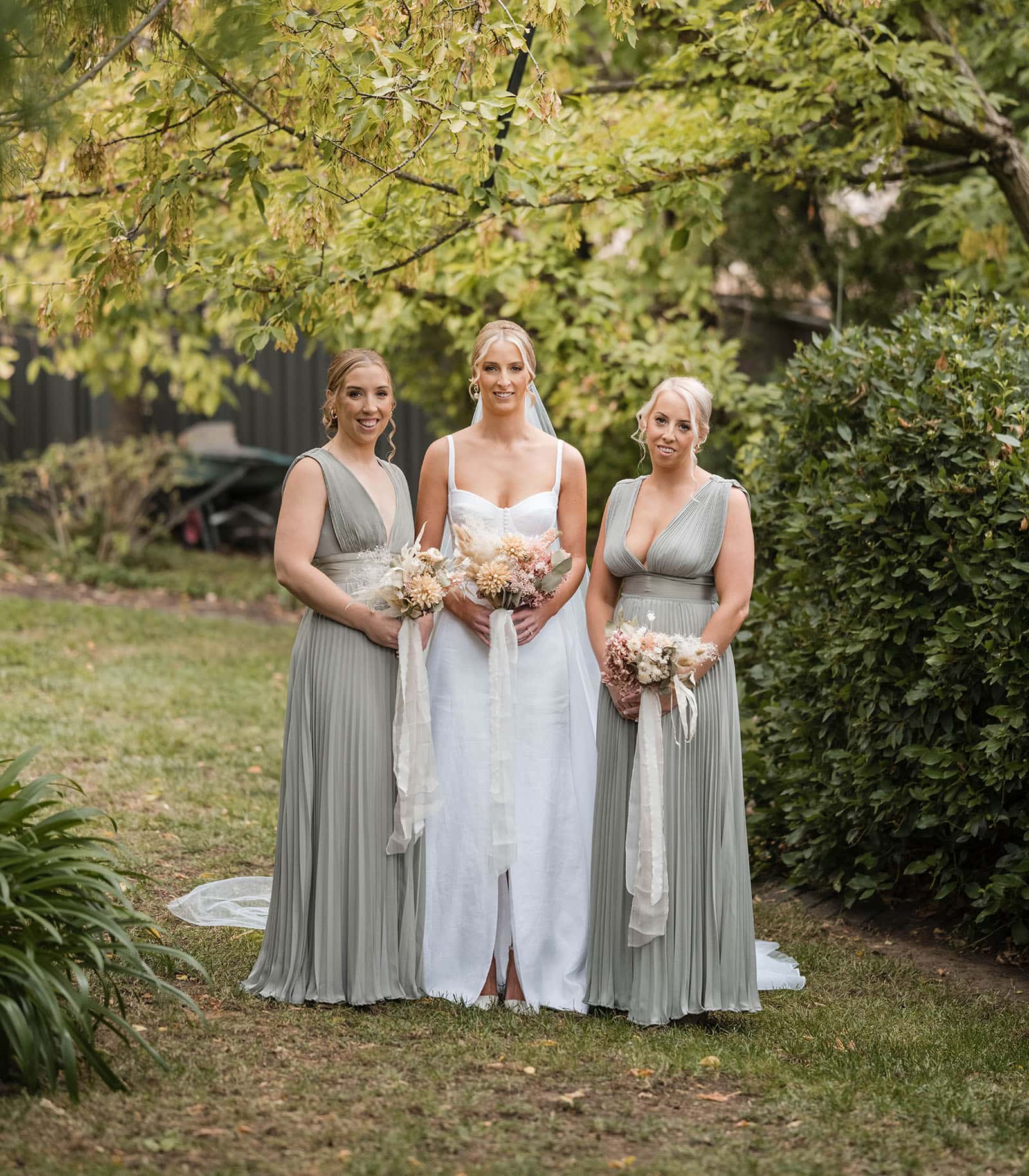 house on haines wedding - danieka & jack 33 Bride and bridemsiads portrait