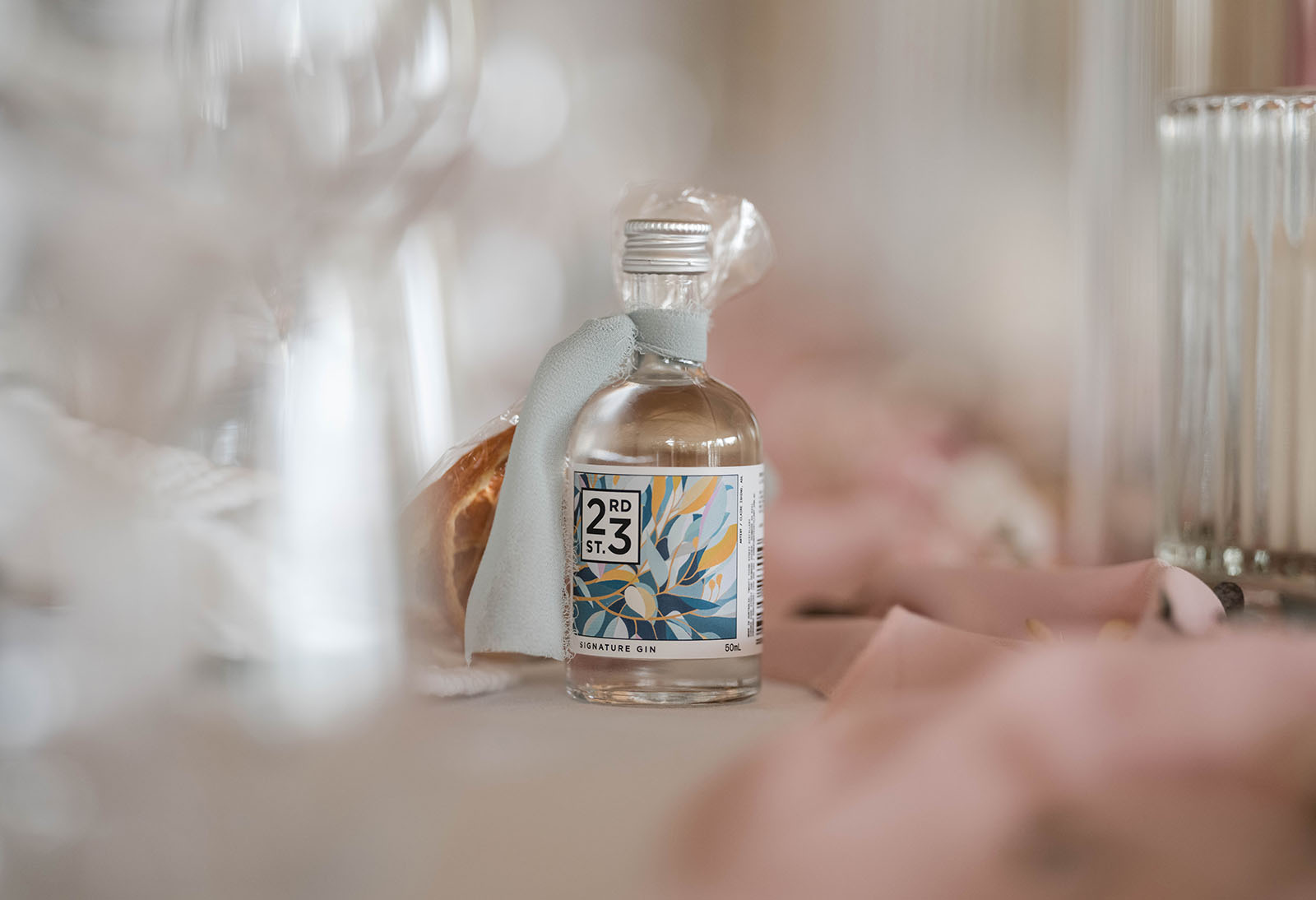 house on haines wedding - danieka & jack 67 Gin wedding gift