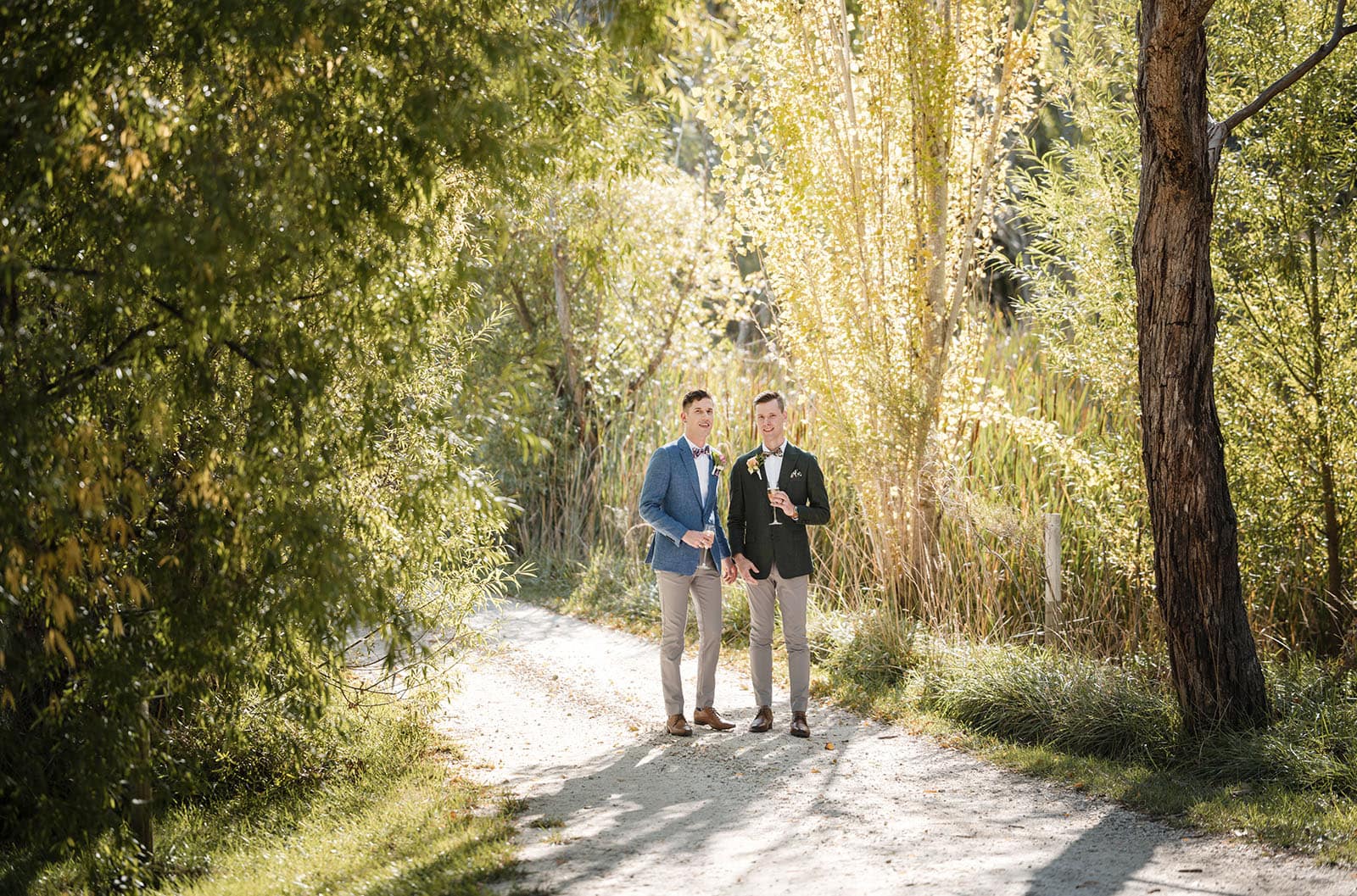 k1 winery wedding - mitch & nick 121 Grooms together on driveway