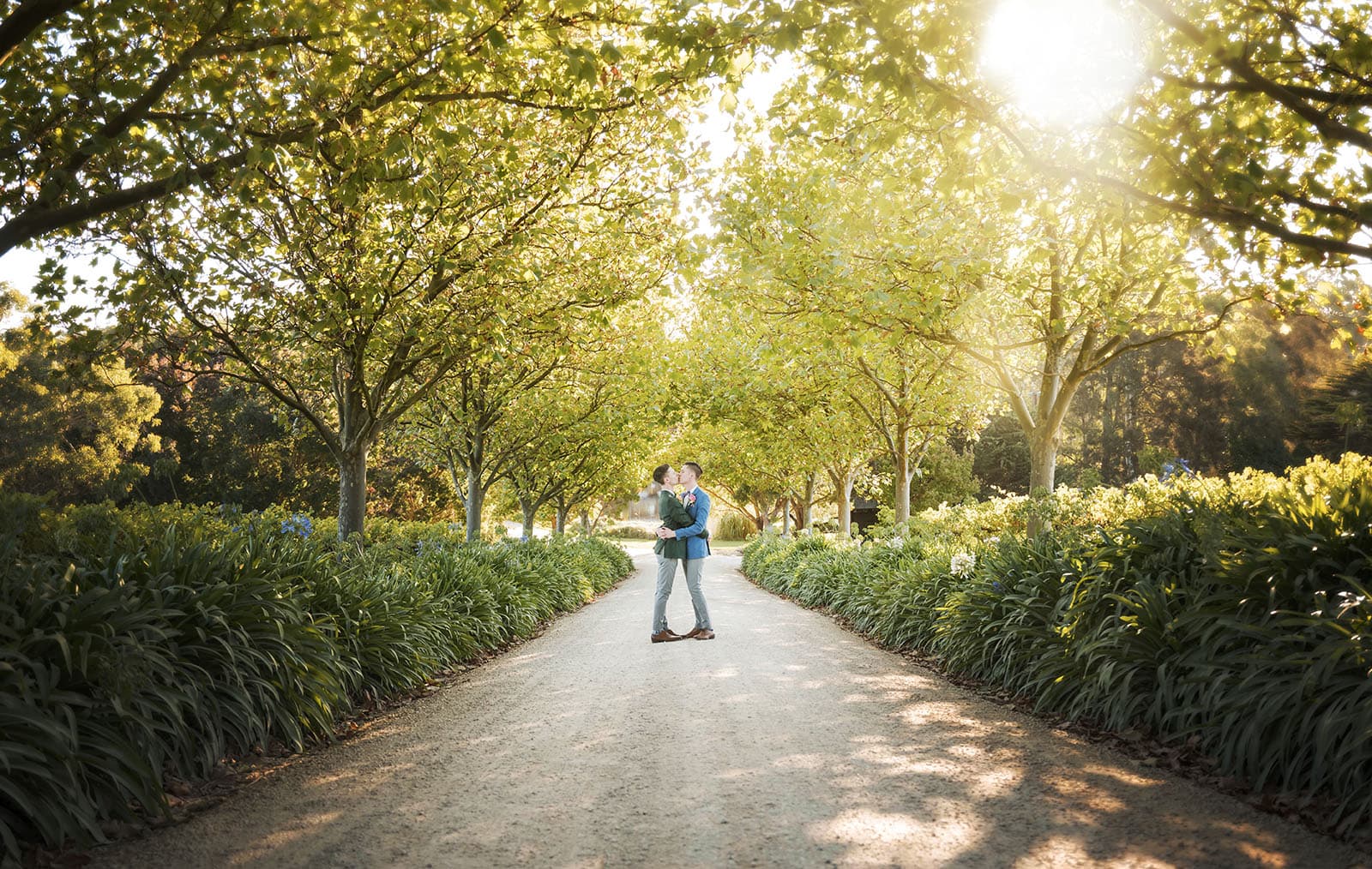k1 winery wedding - mitch & nick 124 Grooms together under trees