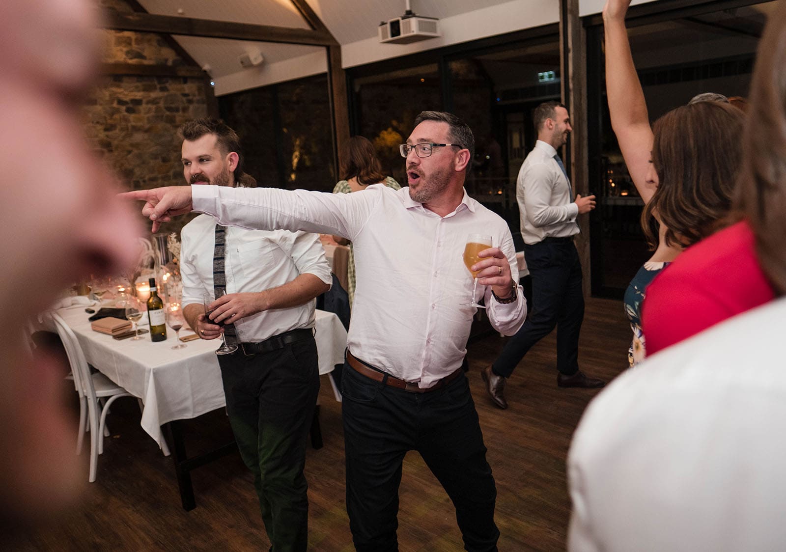 house on haines wedding - danieka & jack 75 Guest dancing