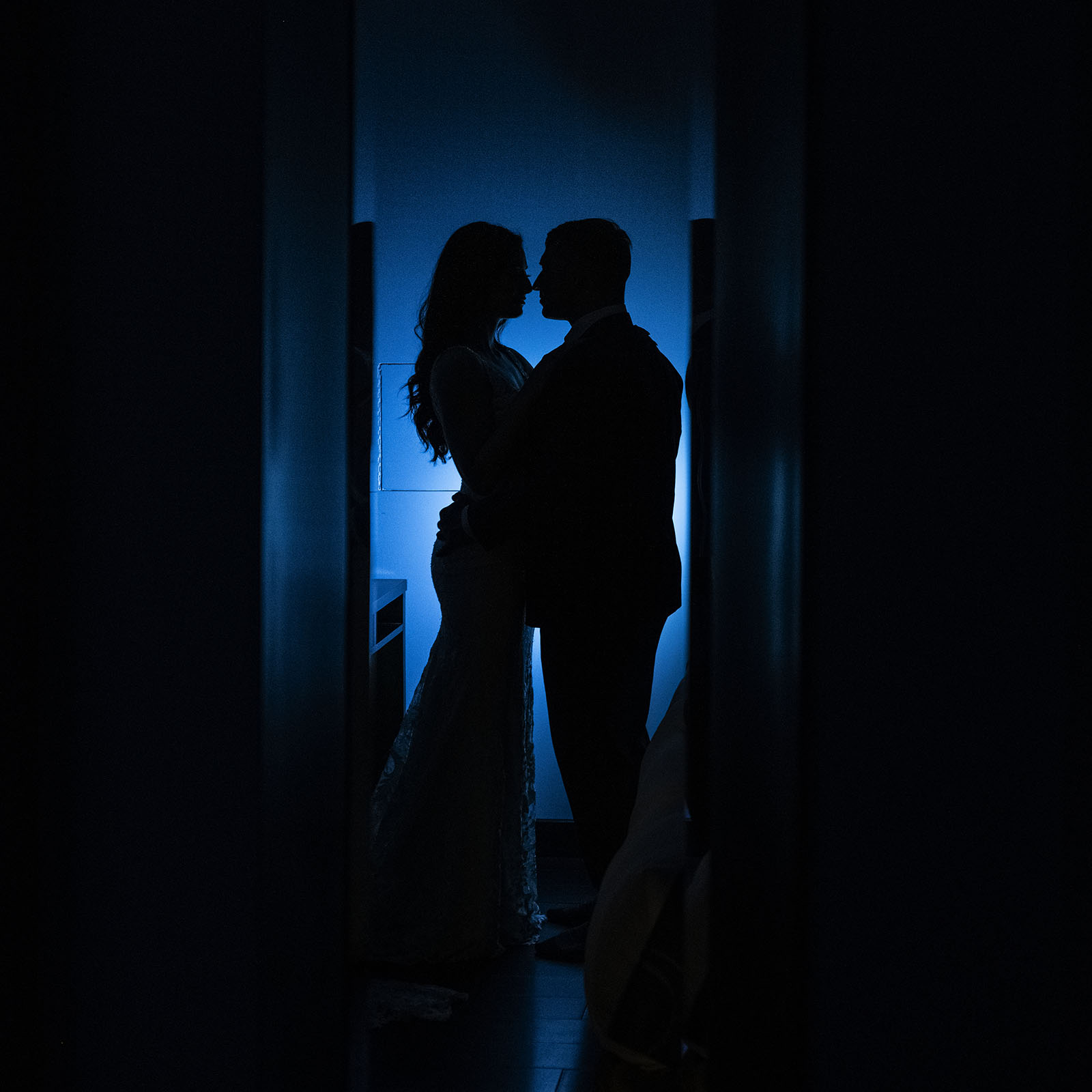 canada's lake louise wedding photoshoot - melodie & brandon 5 Blue light couples photo