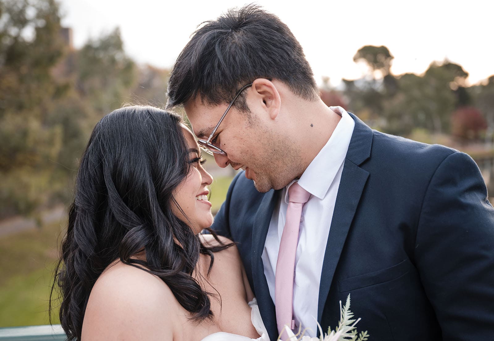 chesser st registration office wedding - khate & angelo 84 Bridal head butting
