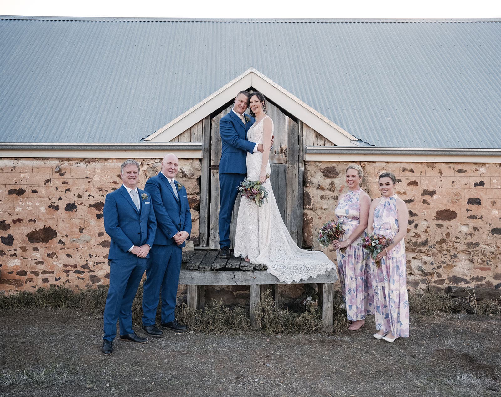 white hill estate wedding - catherine & sean 304 Bridal party at stables