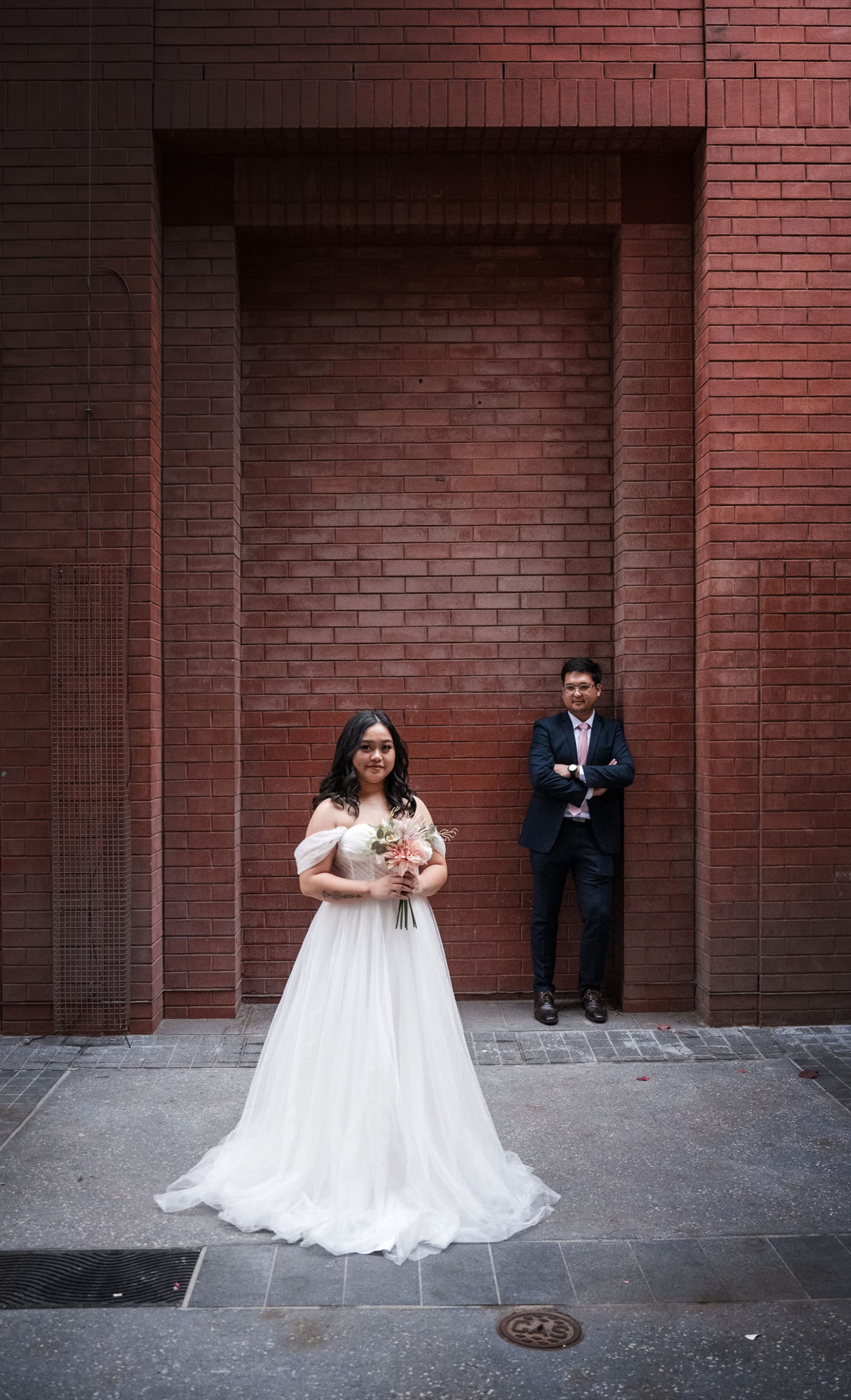 chesser st registration office wedding - khate & angelo 74 Bride and groom on Chesser st