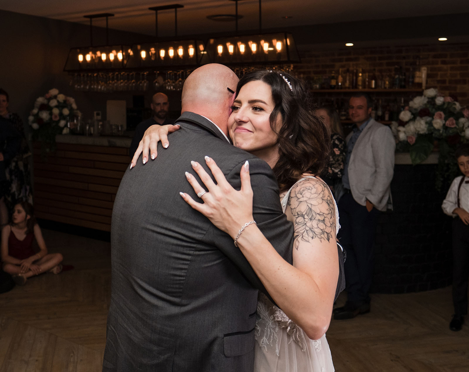 sneakys wedding - ash & michael 125 bride hugs