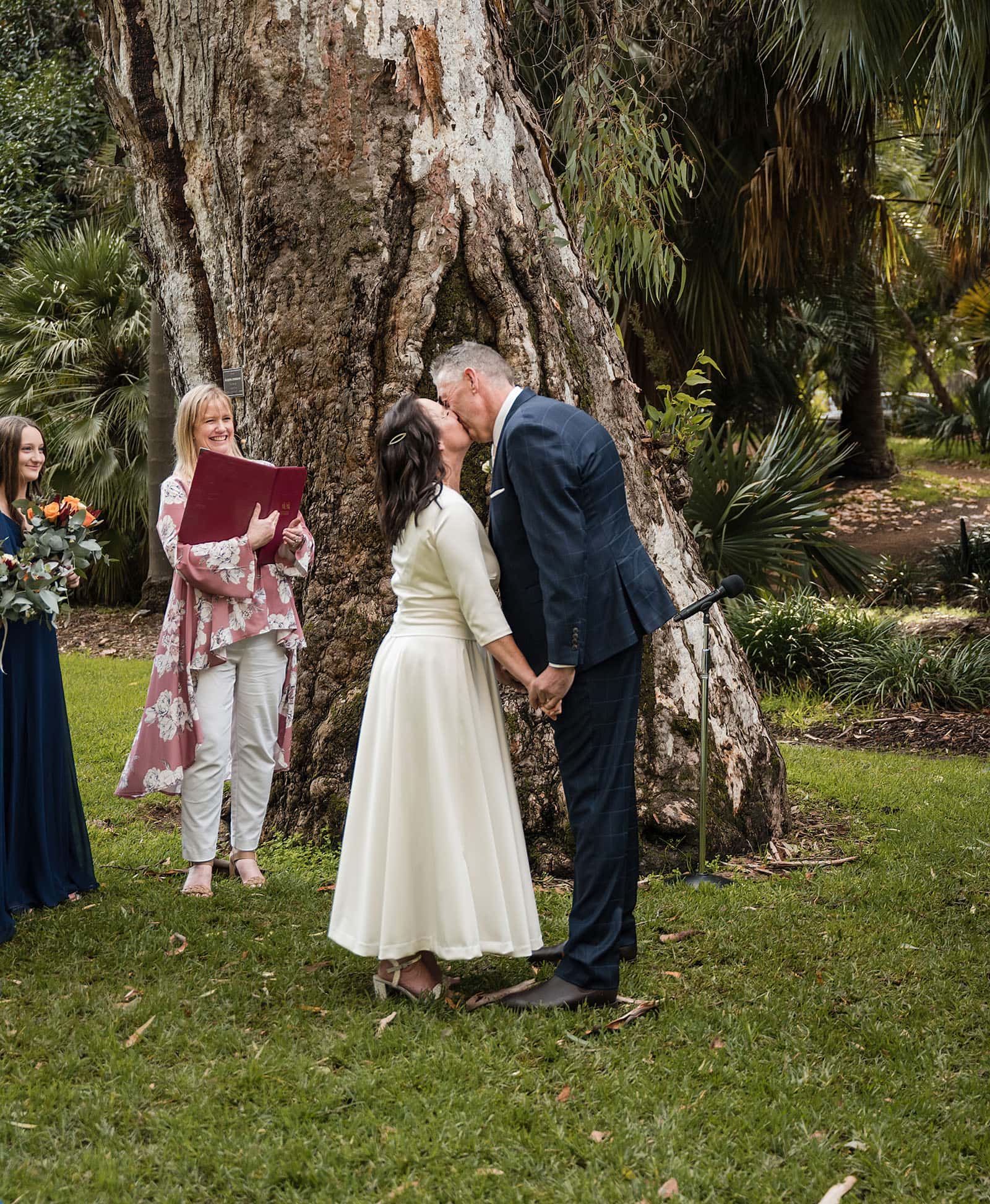 northern palm garden wedding - nicole & daryl 121 First kiss at Northern Palm Garden wedding