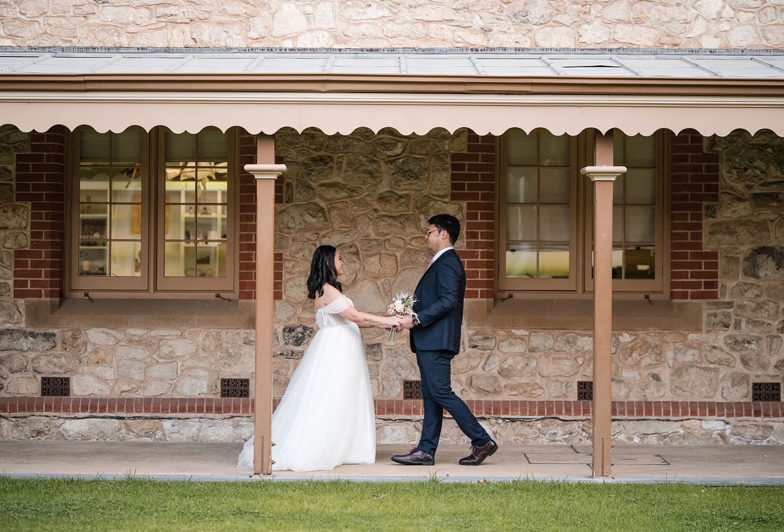 chesser st registration office wedding - khate & angelo 92 Groom pulling bride along
