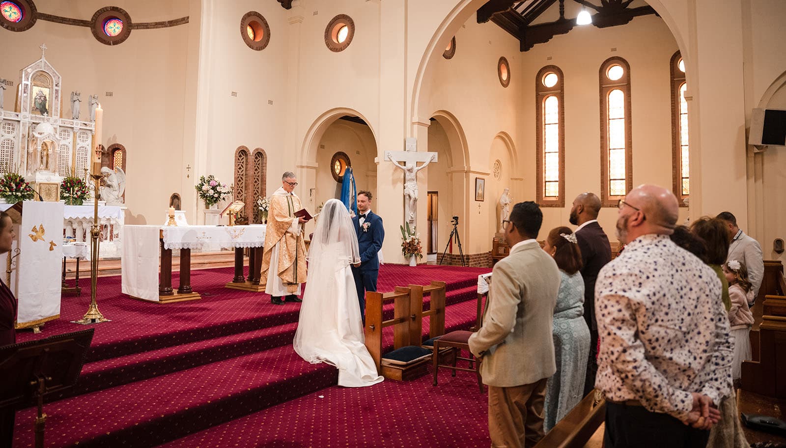 our lady of the rosary church wedding - lorraine & wayne 158 Inside Our Lady of the Rosary Church Wedding