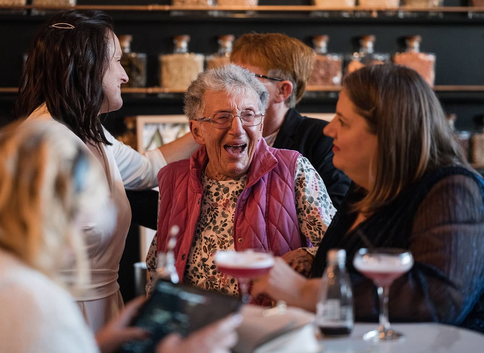 northern palm garden wedding - nicole & daryl 143 Laughing nana