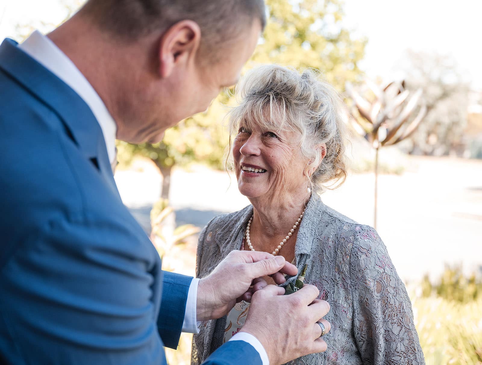 white hill estate wedding - catherine & sean 268 Mum having her flower put on