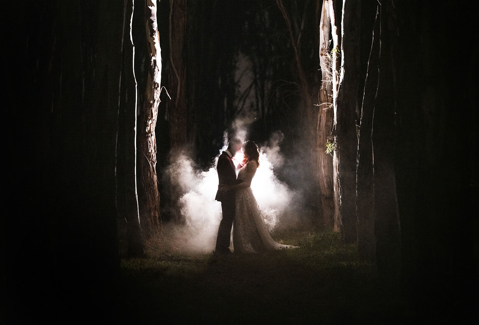 sneakys wedding - ash & michael 106 Sneakys wedding photo at night
