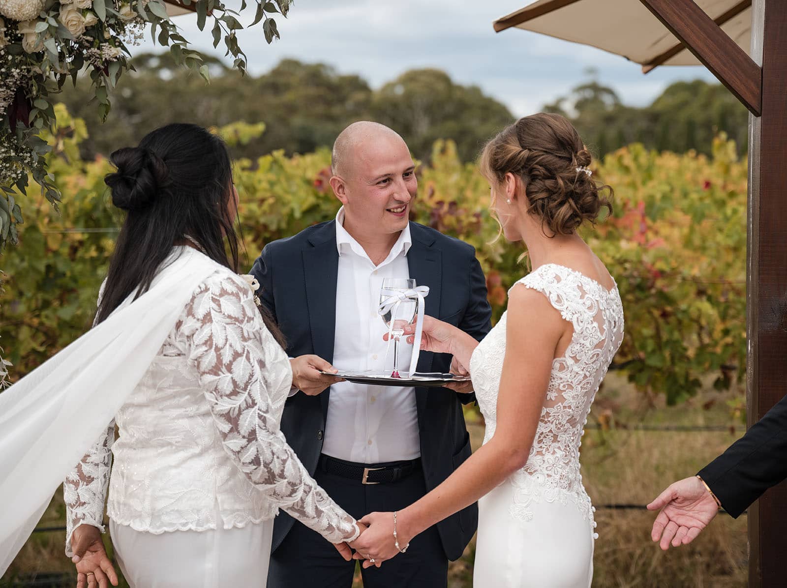 vine shed wedding - kat & katie 223 Suger water wedding tradition
