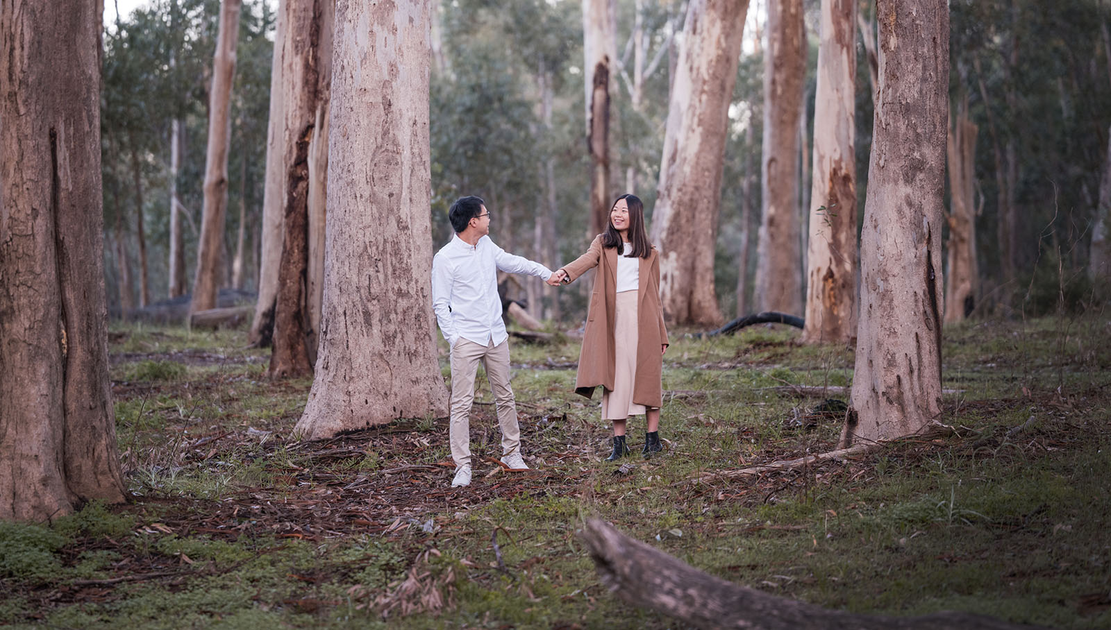 belair train station engagement shoot - melody & chris 90 Leading through the gums