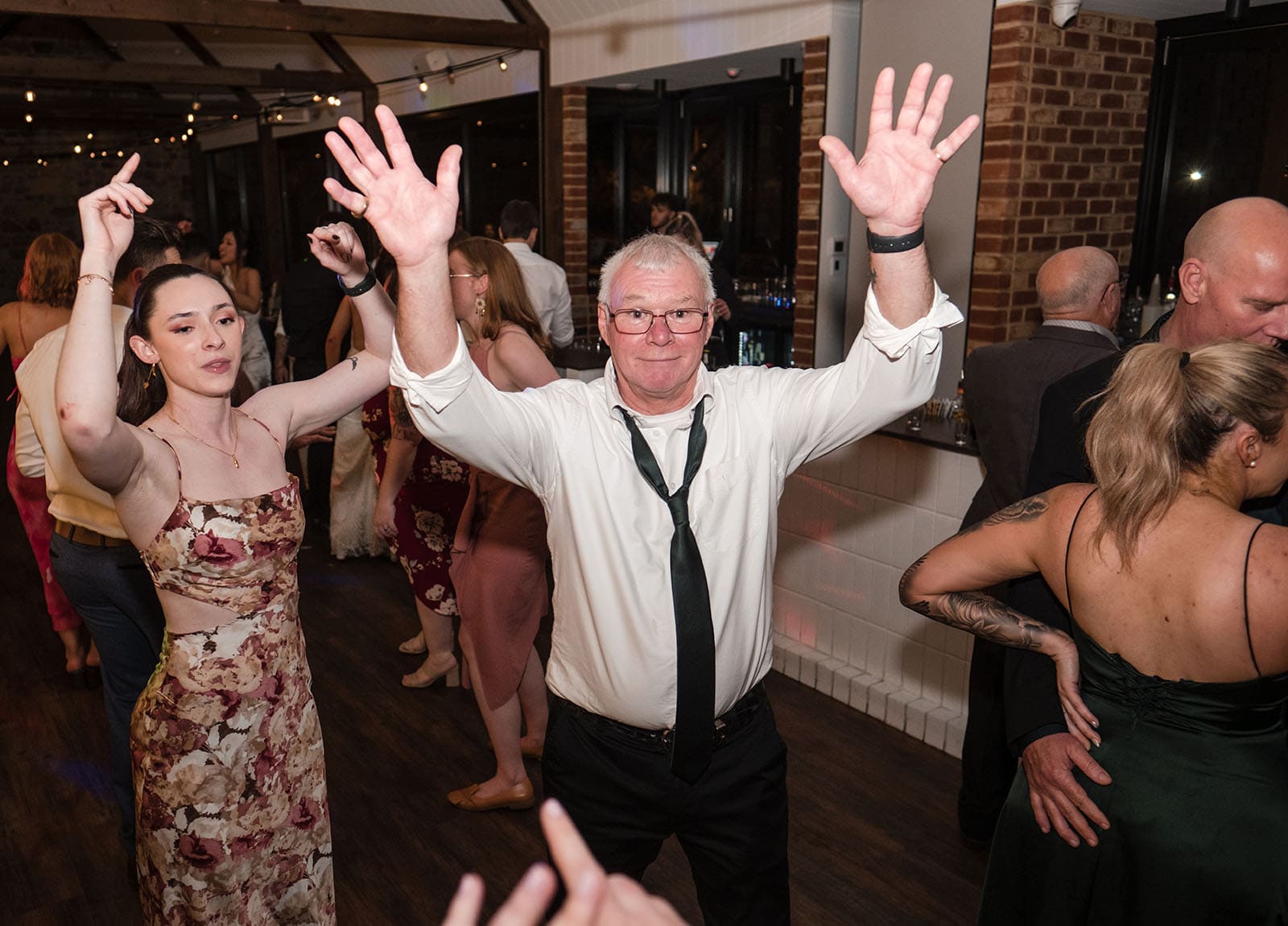 the house on haines wedding - emily & andrew 243 Dancing Dad