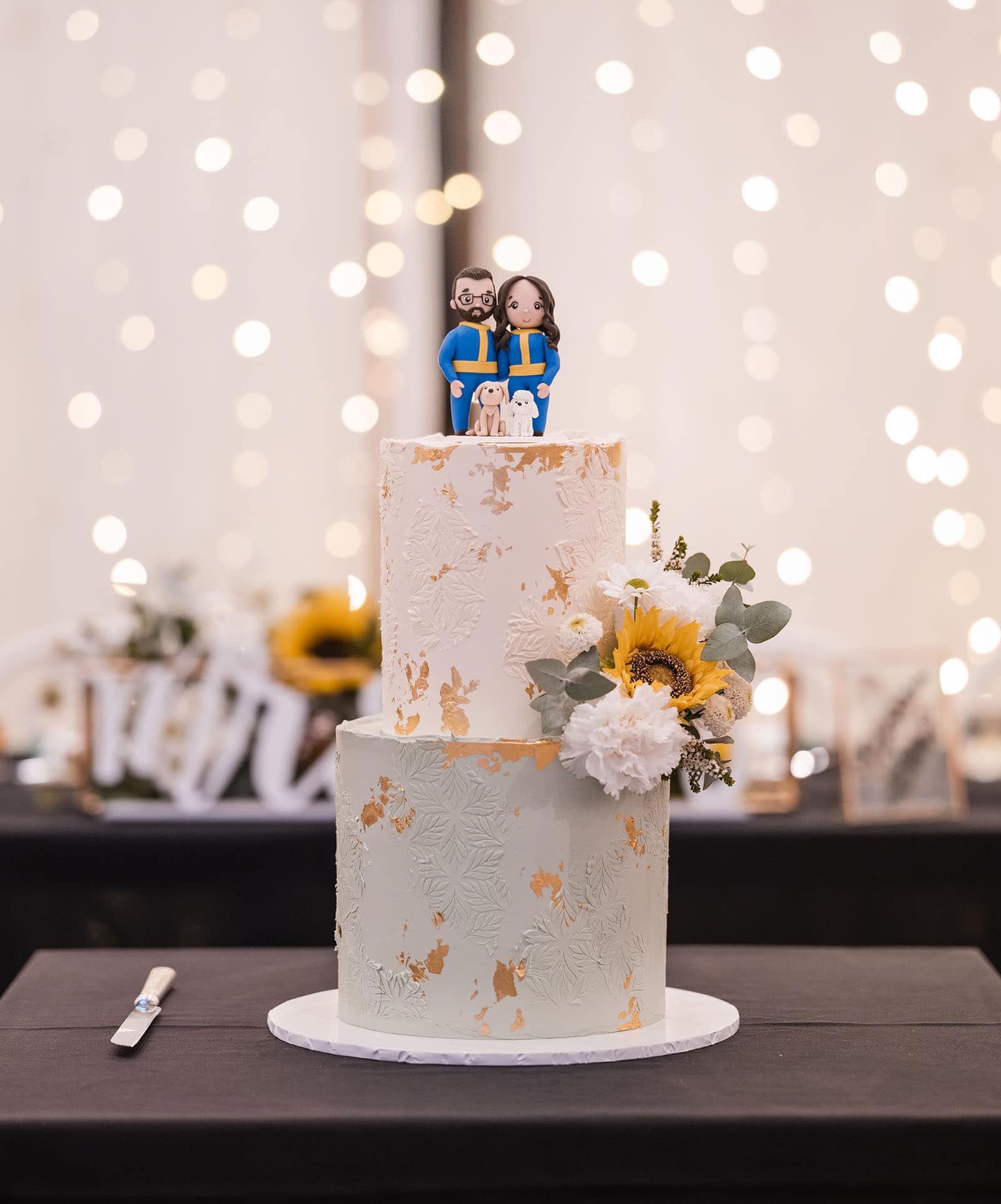 the house on haines wedding - emily & andrew 232 Fallout Themed wedding cake