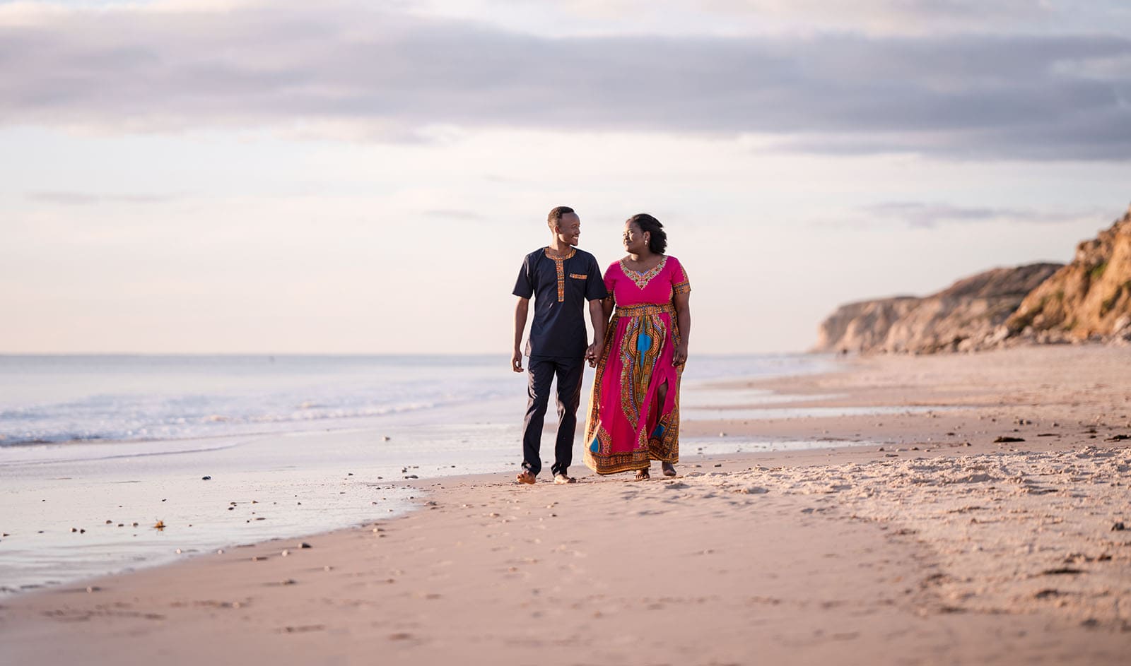 pt willunga renewal of vows - lauryn & calvin 270 Walking along sunset beach