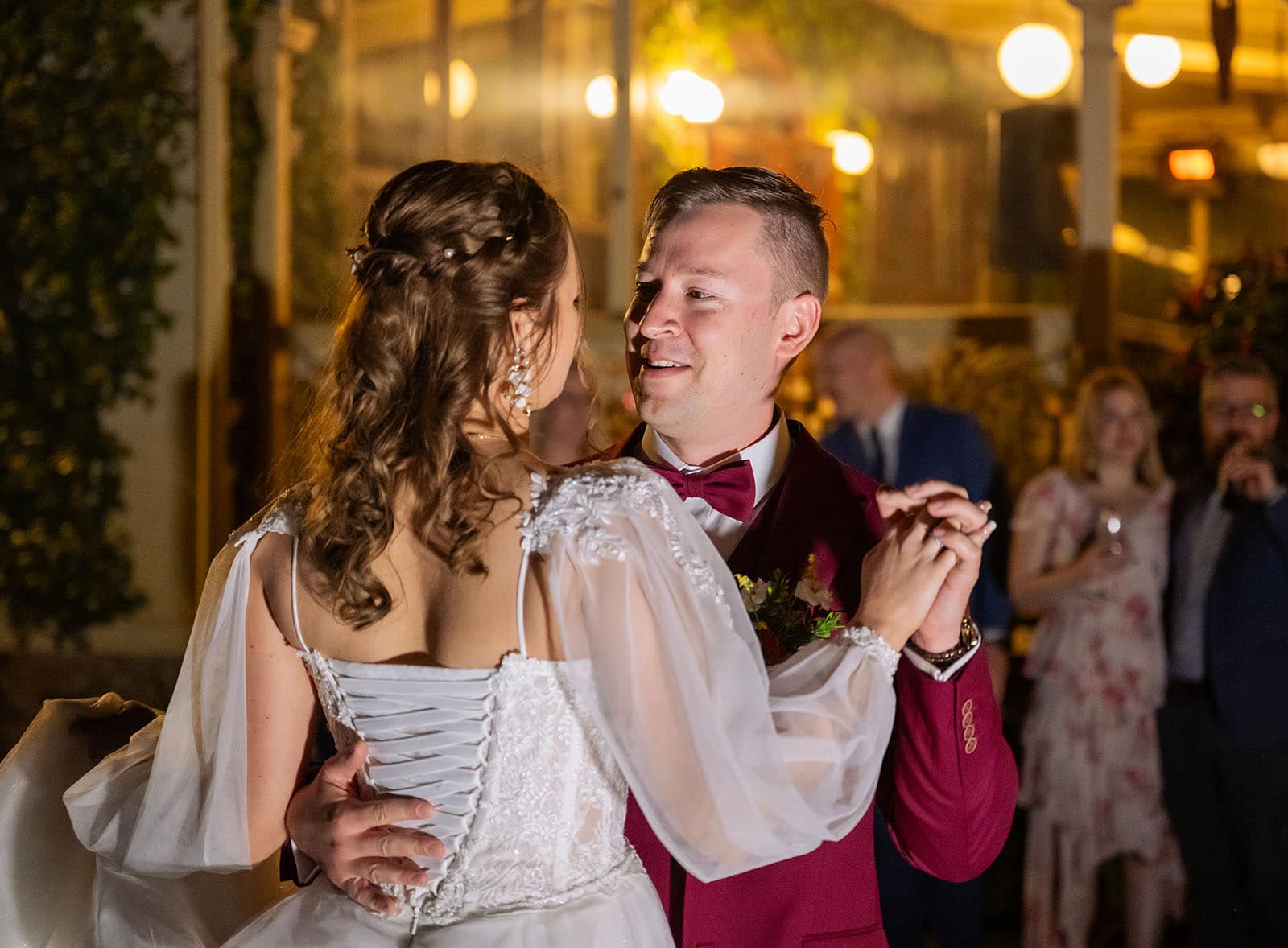 templewood house wedding - michelle & andrew 49 First dance at templewood Estate