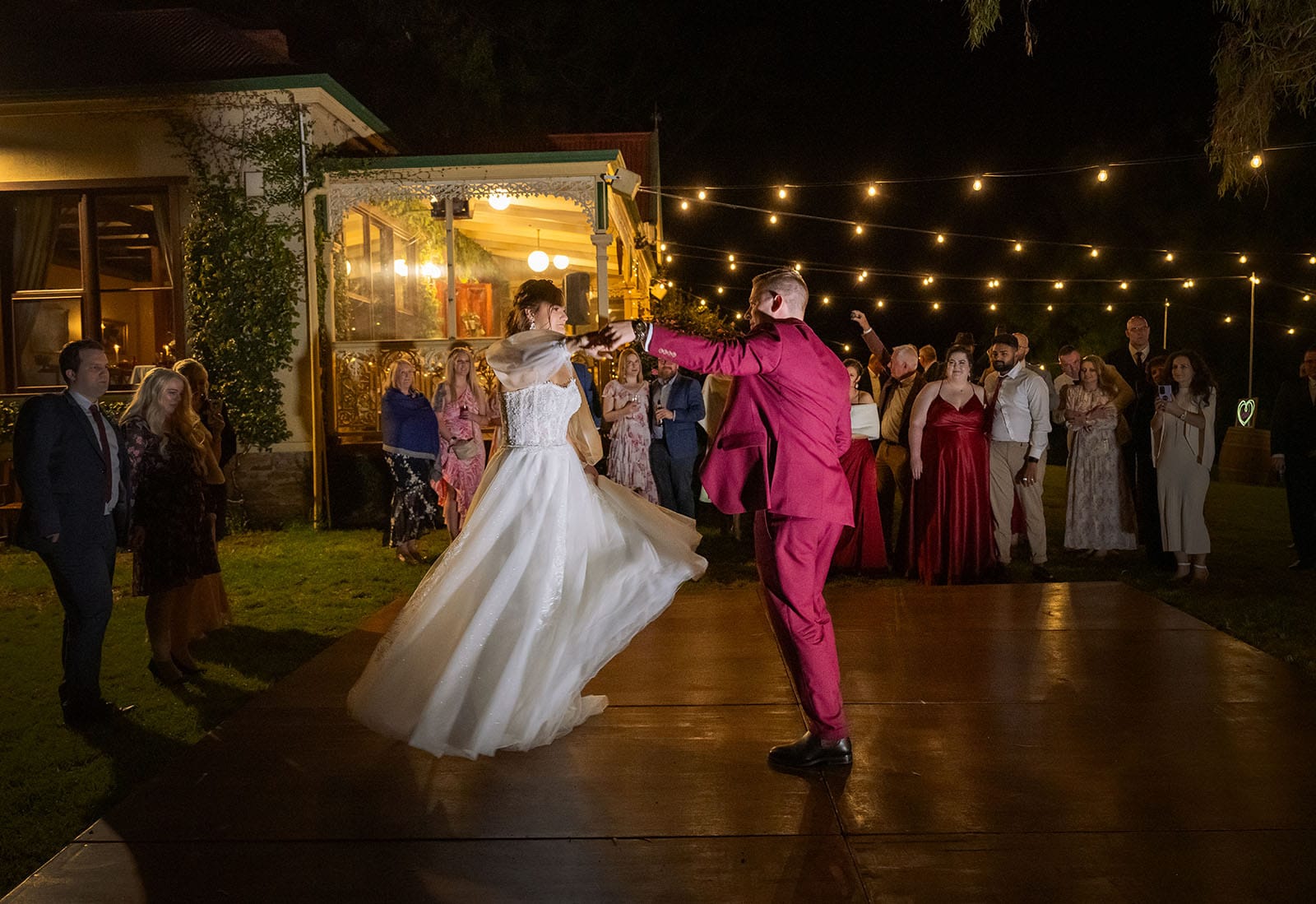 templewood house wedding - michelle & andrew 50 First dance at templewood House