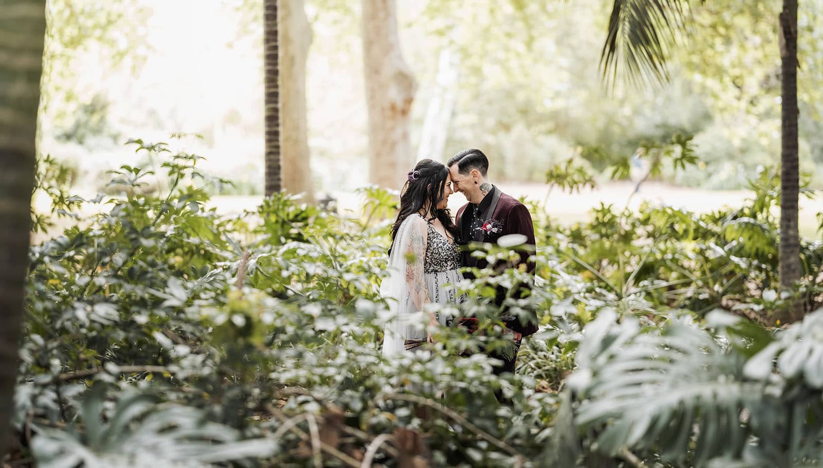 palm house gardens wedding - ayla & drew 168 In amongst the foliage