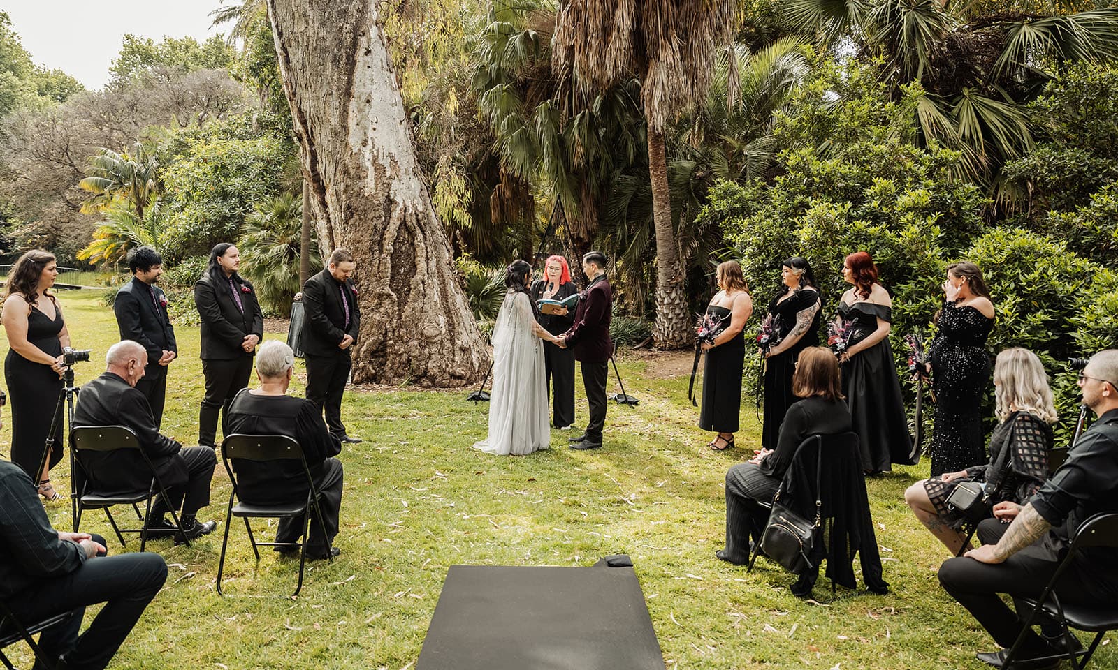 palm house gardens wedding - ayla & drew 143 Northern palm Garden Wedding Ceremony