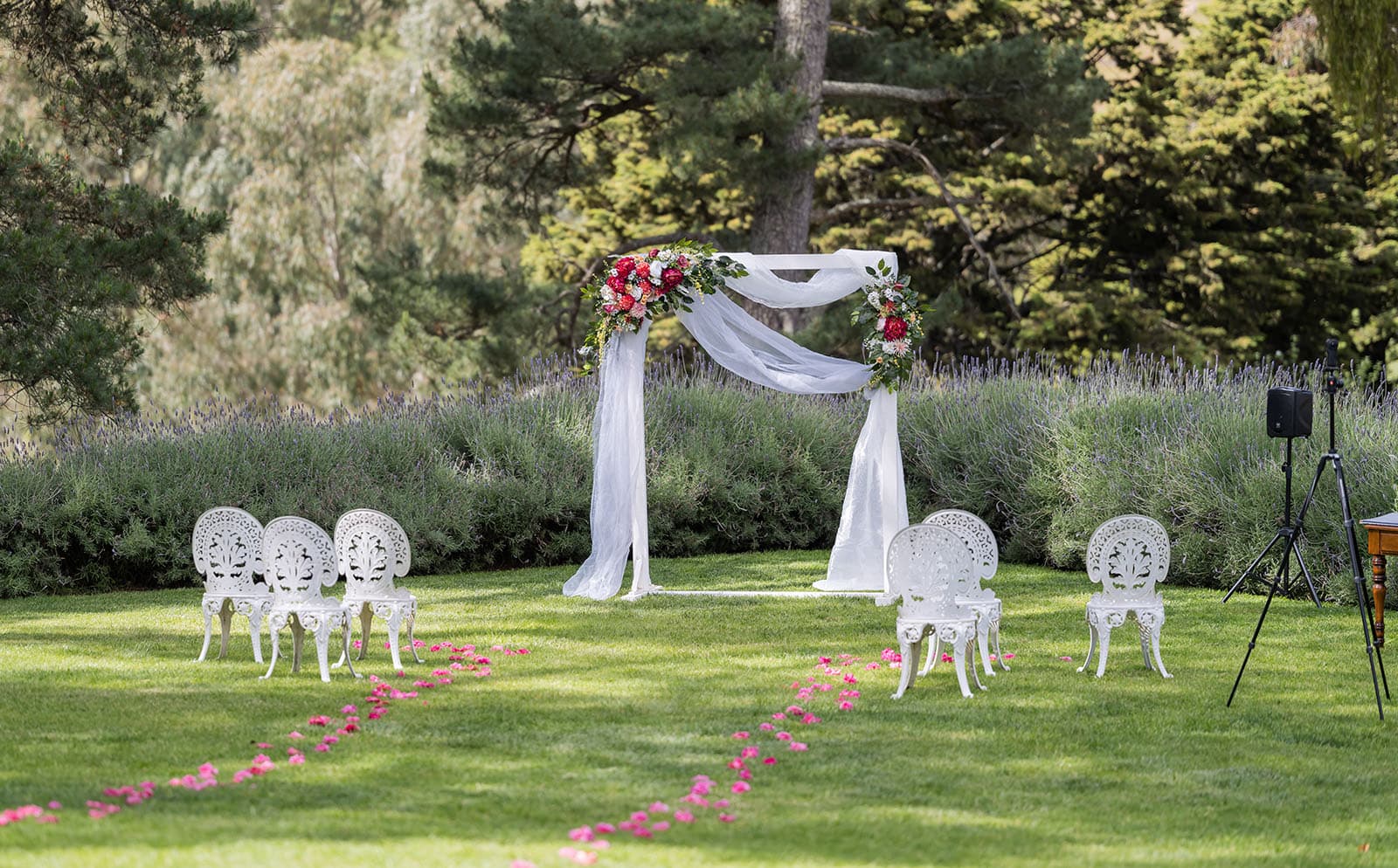 templewood house wedding - michelle & andrew 9 Templewood house wedding ceremony setup