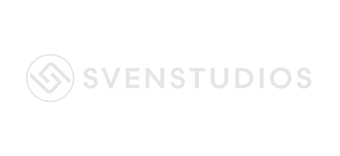 SVENSTUDIOS Logo on Blank Background – Image Description SVENSTUDIOS logo on a blank background.