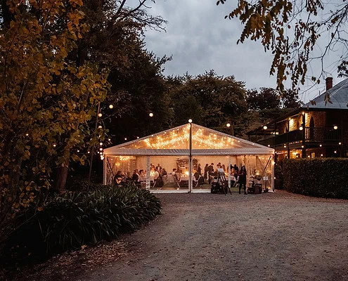 Evening wedding reception Kenton Park