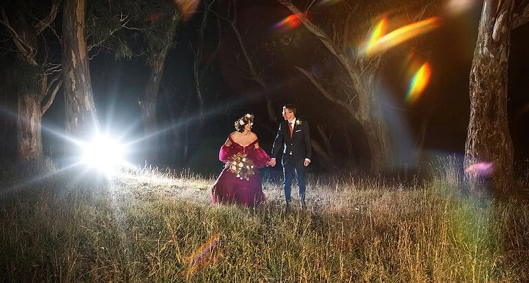 Night Time Lot 100 Wedding