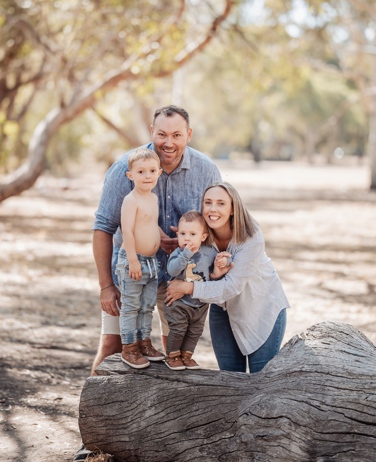 veale gardens family photography 121 Family portrait outdoors with happiness, warmth, joyful children, nature setting, and loving parents.