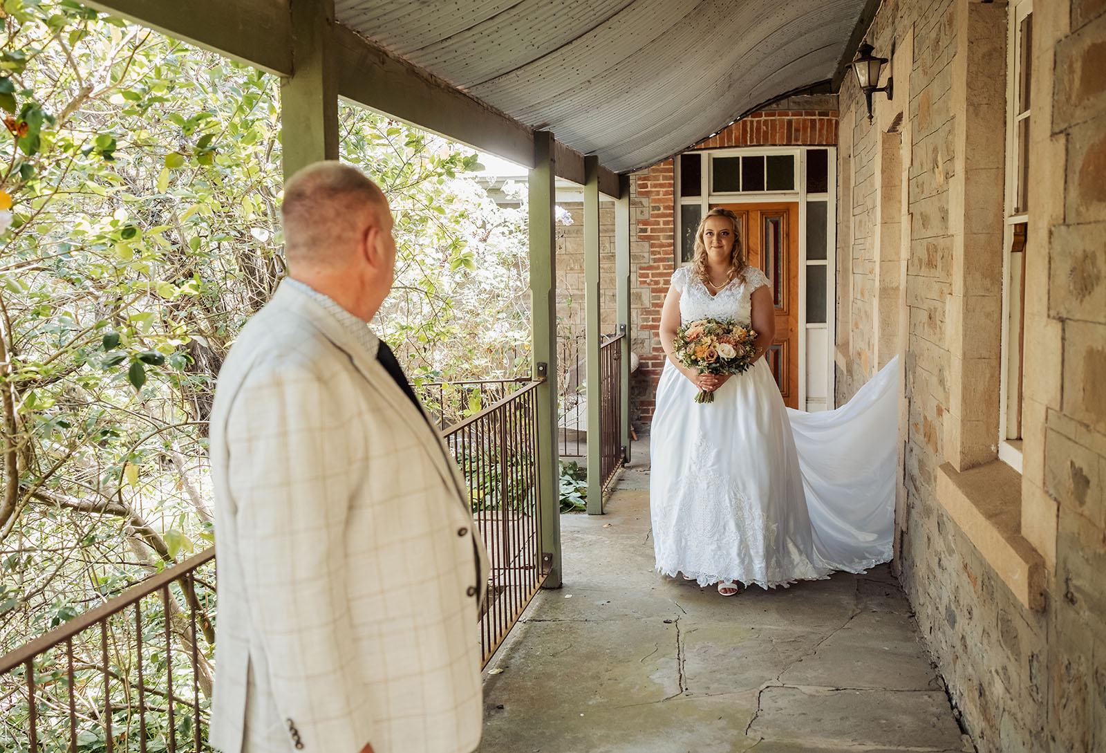 grand cru estate wedding - isabella & nick 112 Bride and groom sharing a tender moment on their wedding day.