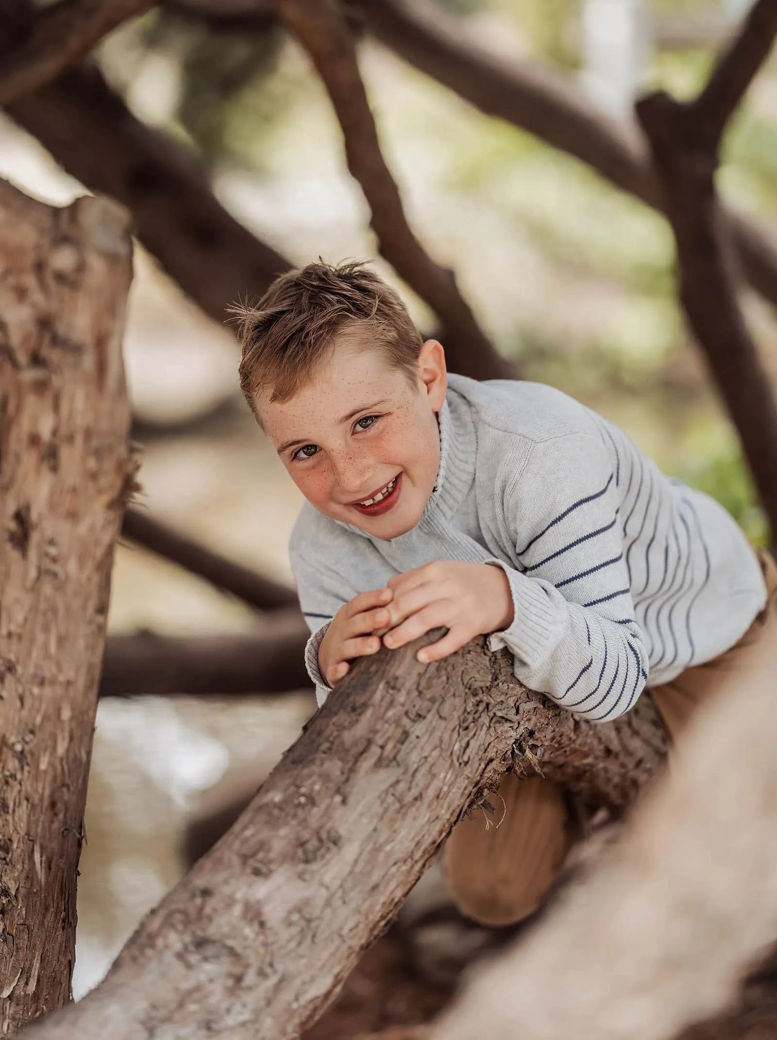 southern parklands family photography 25 Child enjoying outdoor play, exploring nature with curiosity and joy.
