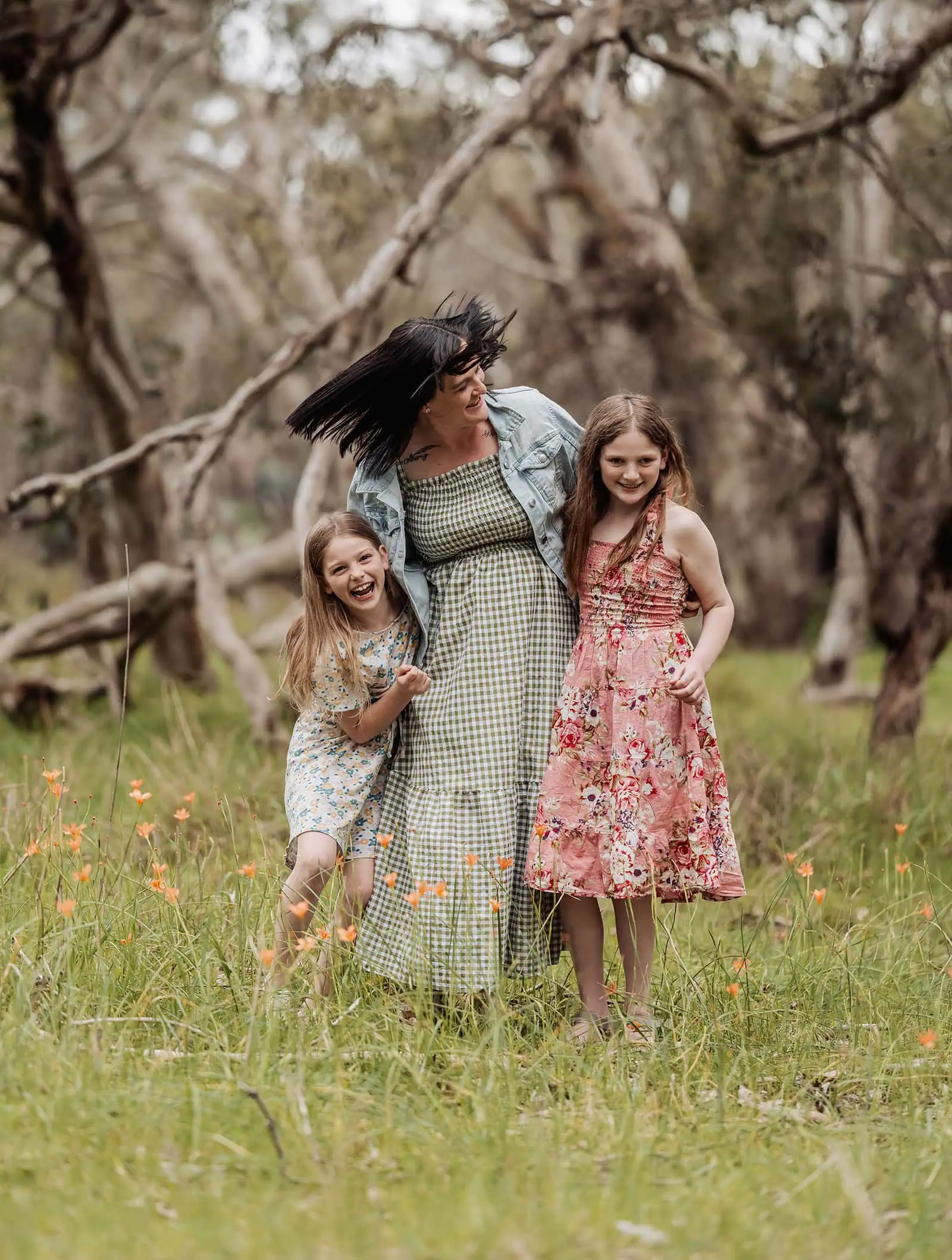 myponga family photography 4 Family enjoying a joyful picnic in a sunny meadow.
