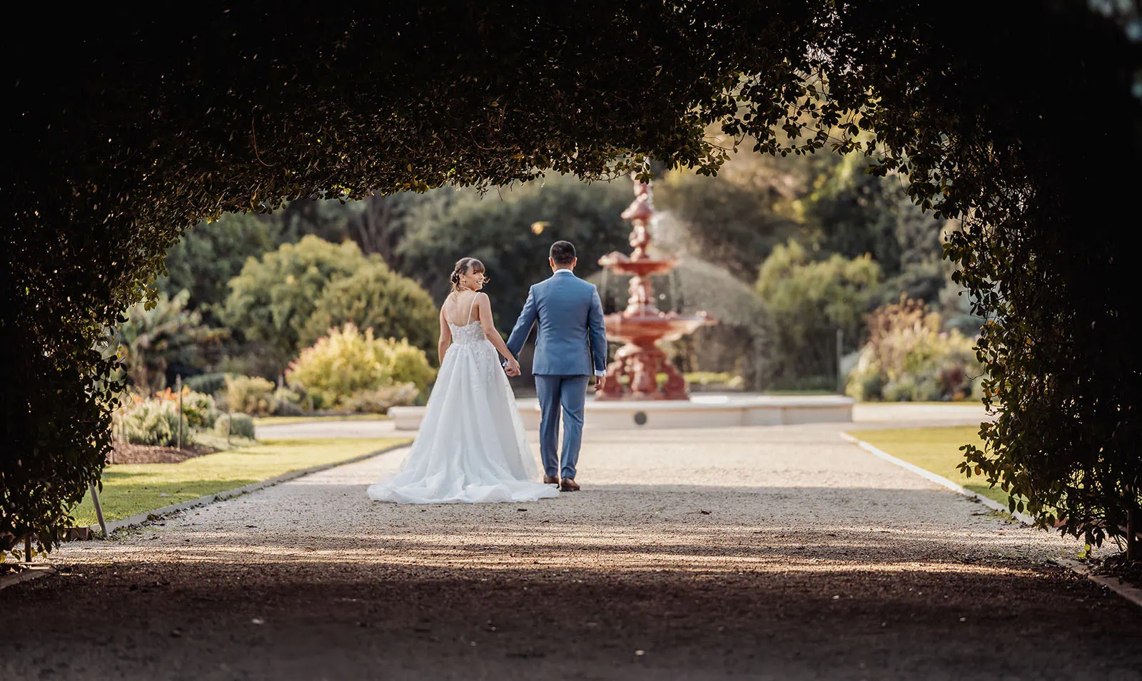adelaide botanic gardens summerhouse wedding - belinda & ian 184 Picturesque Garden Path for Romantic Strolls and Nature Walks.