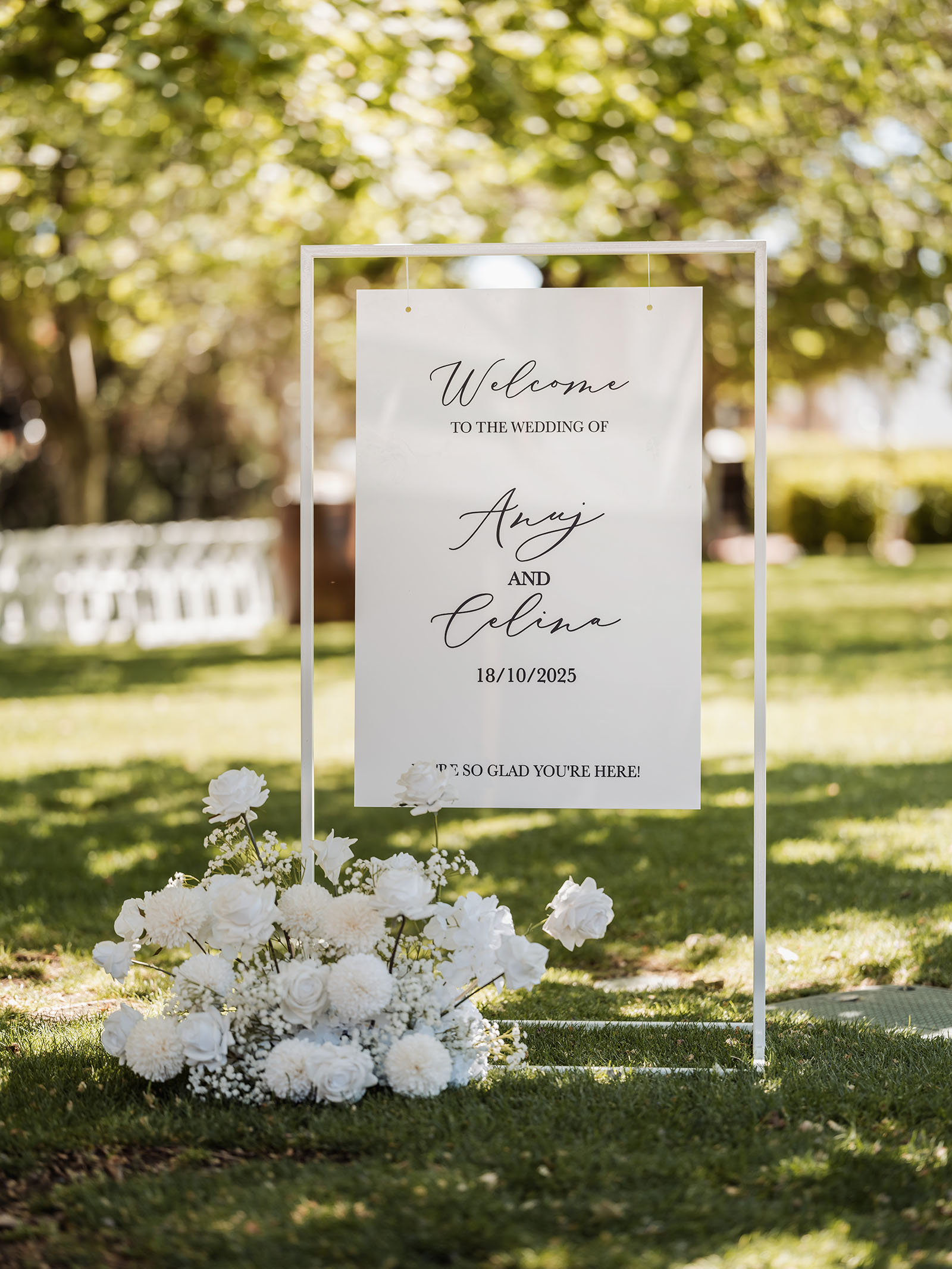 sunnybrae rose garden wedding - celina & anuj 39 Anuj and Celinas 2025 wedding celebration captured in a stunning photograph.