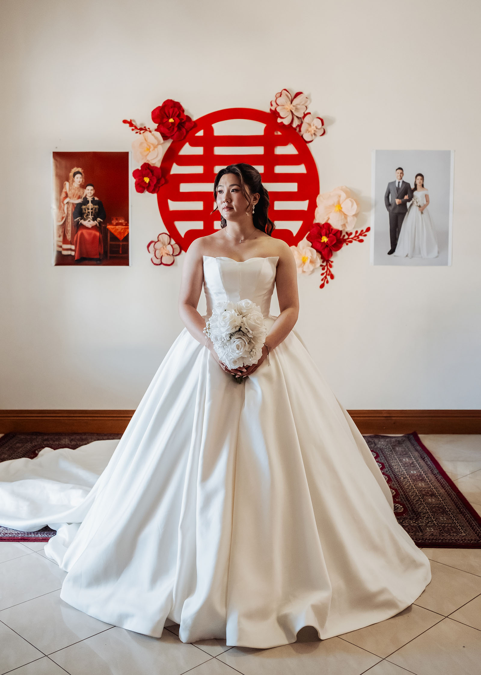 sunnybrae rose garden wedding - celina & anuj 11 Modern bride blending traditional elegance with contemporary style.