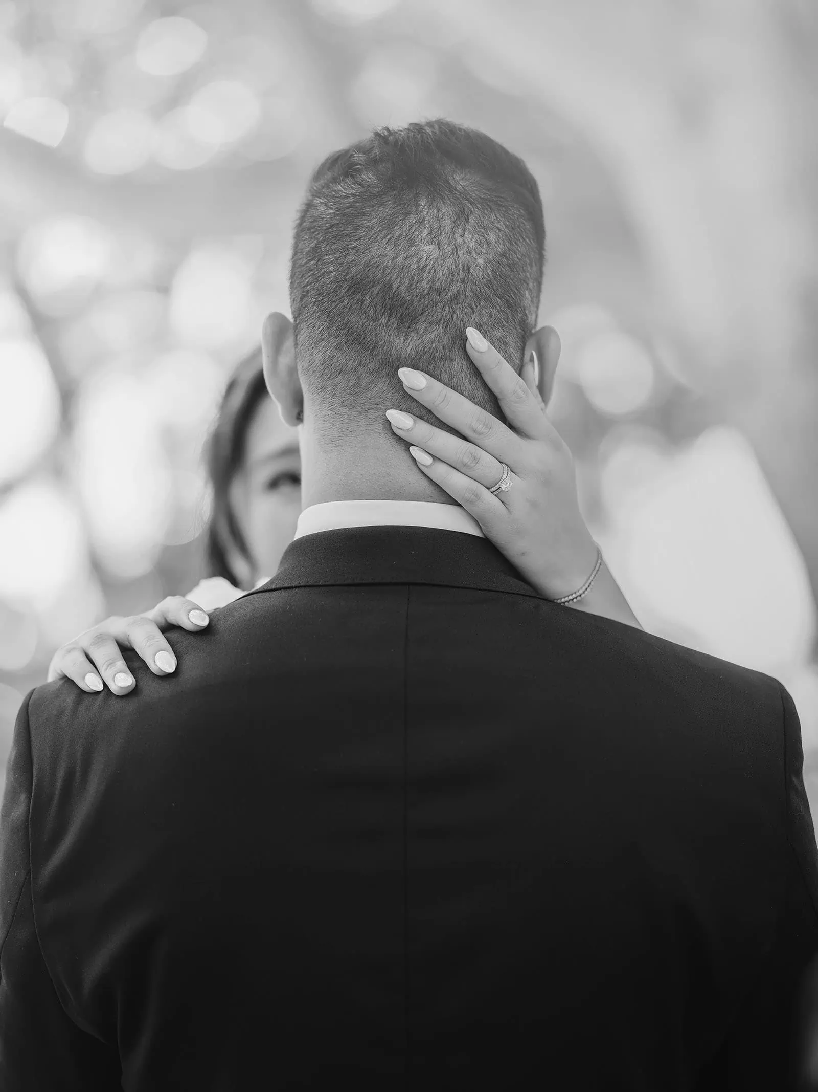 sunnybrae rose garden wedding - celina & anuj 63 Romantic couple embracing, showcasing deep connection and love.