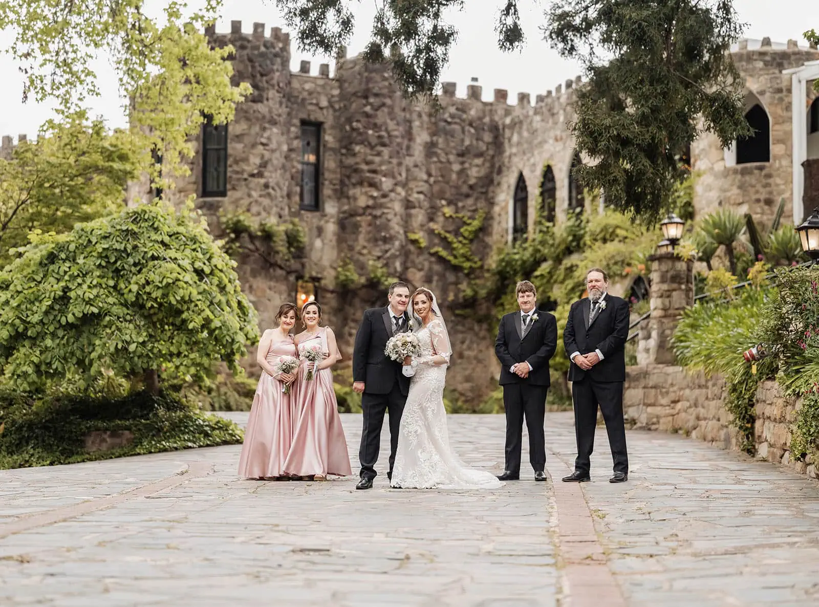 wedding at the manor in basket range - maryam & jason 155 Elegant castle wedding ceremony with stunning decor and romantic ambiance.