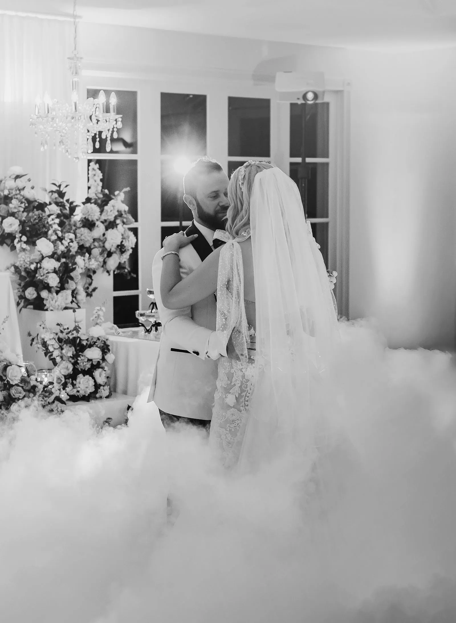silvestris of clarendon wedding - sam & wayne 265 Bride and groom share a romantic dance at their wedding reception.