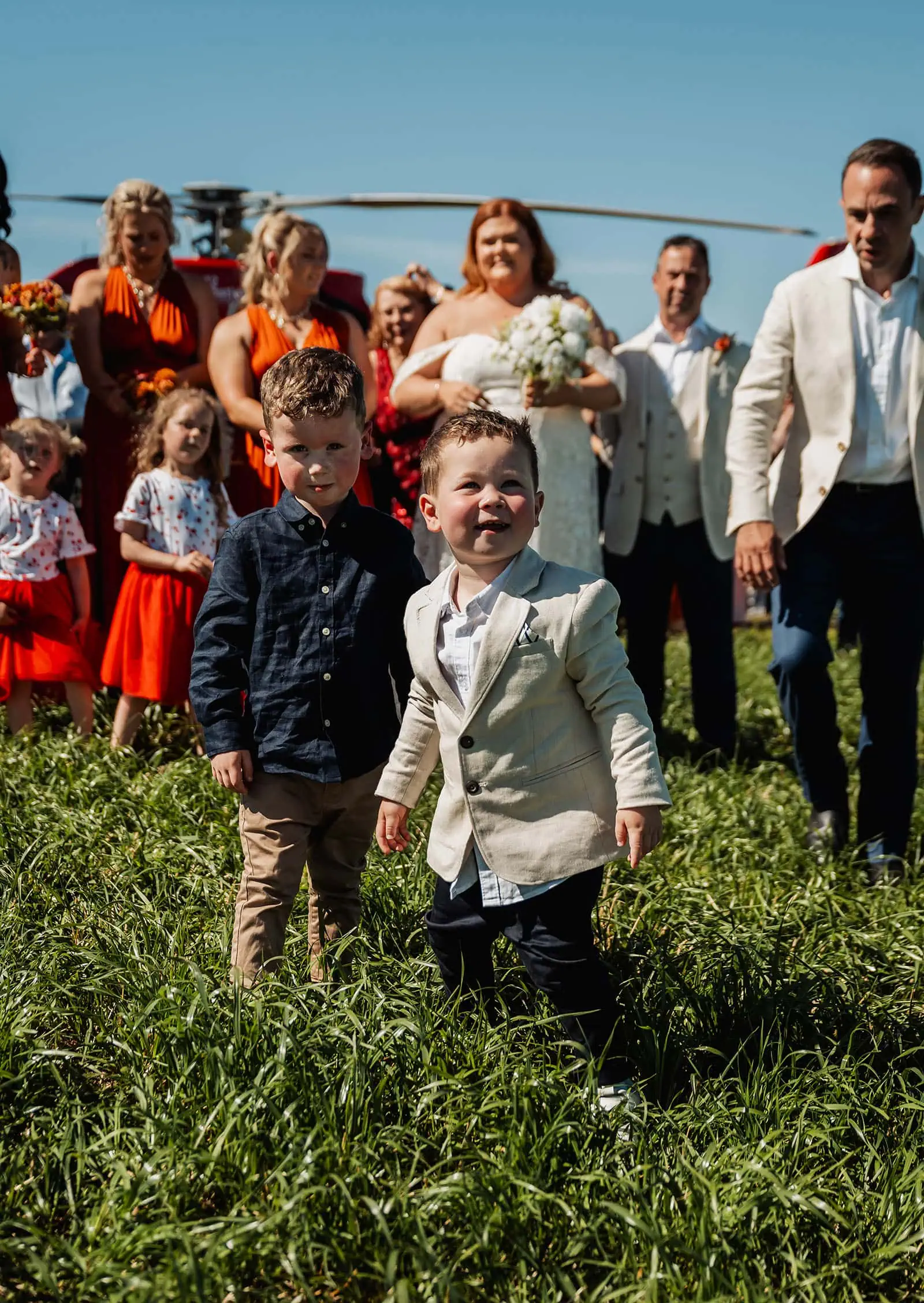 country victoria wedding in corrunnun – rachelle & anthony 326 Outdoor wedding celebration with guests, flowers, and rustic decor.