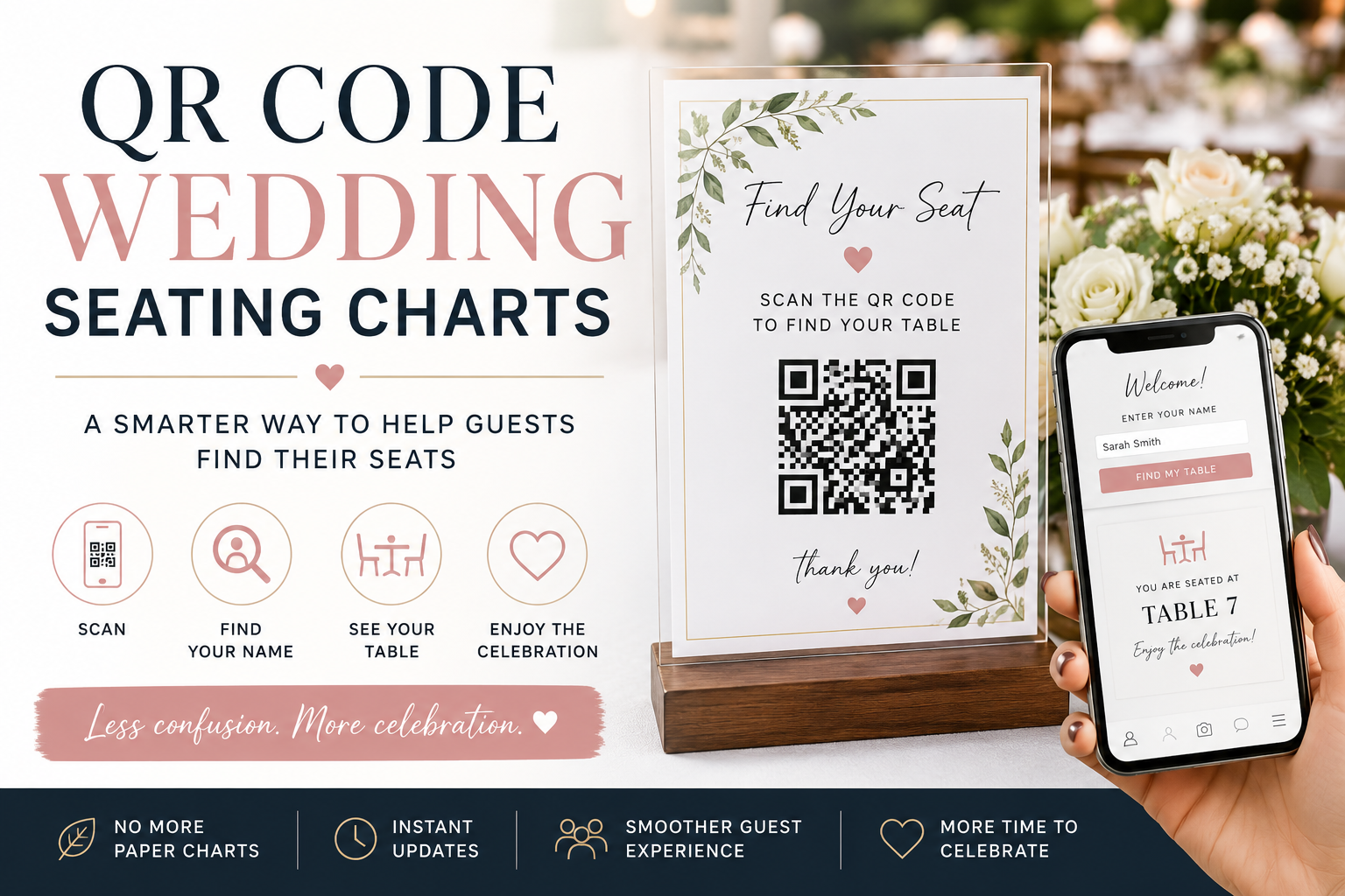 free qr seating charts – what are your options? 2 The QR Code Wedding Seating Chart: A Smarter Way to Seat Your Guests
