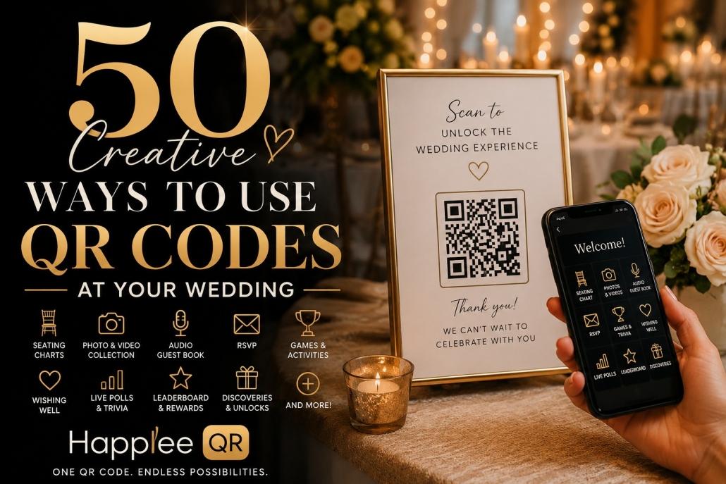 50 creative ways to use qr codes at your wedding | happlee 8 50 Creative Ways To Use QR Codes At Your Wedding